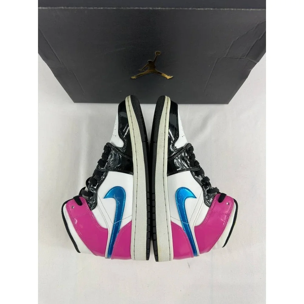 Nike Air Jordan 1 Mid SE 'Cyber Active Fuchsia' CZ9834-100 Men's Size 8.5
